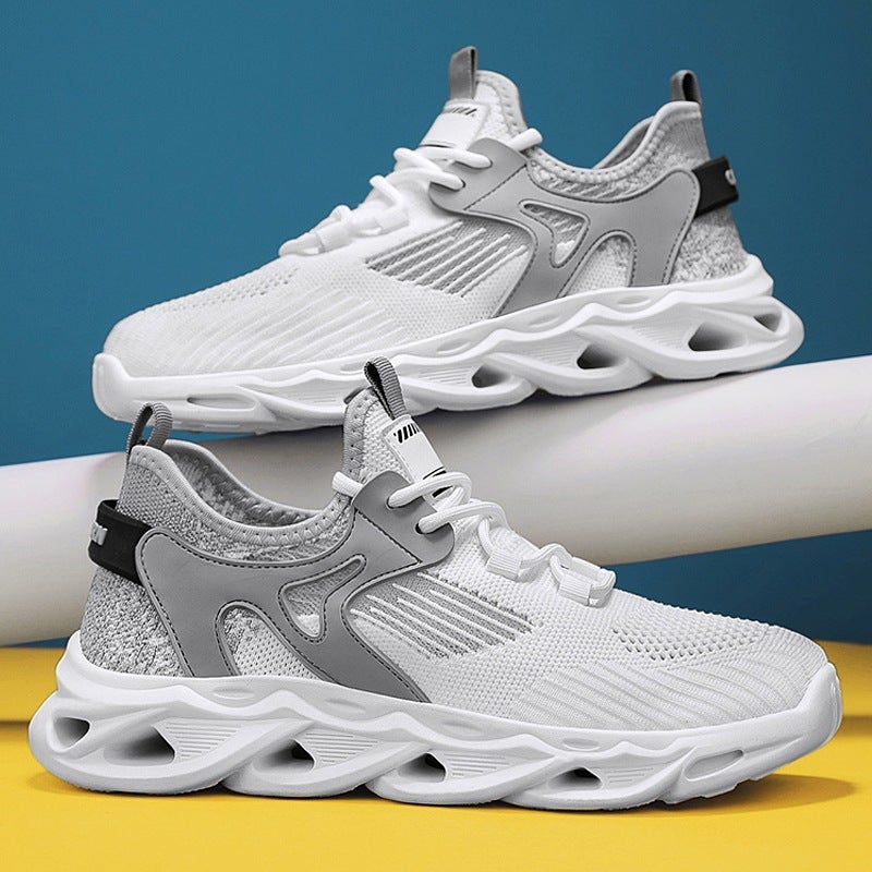 Men'S Shoes Fly-Knit Sports Casual Shoes Men'S Summer Fashion Trendy Dad Shoes Student Mesh Trendy Shoes Breathable 2025 - Image 4